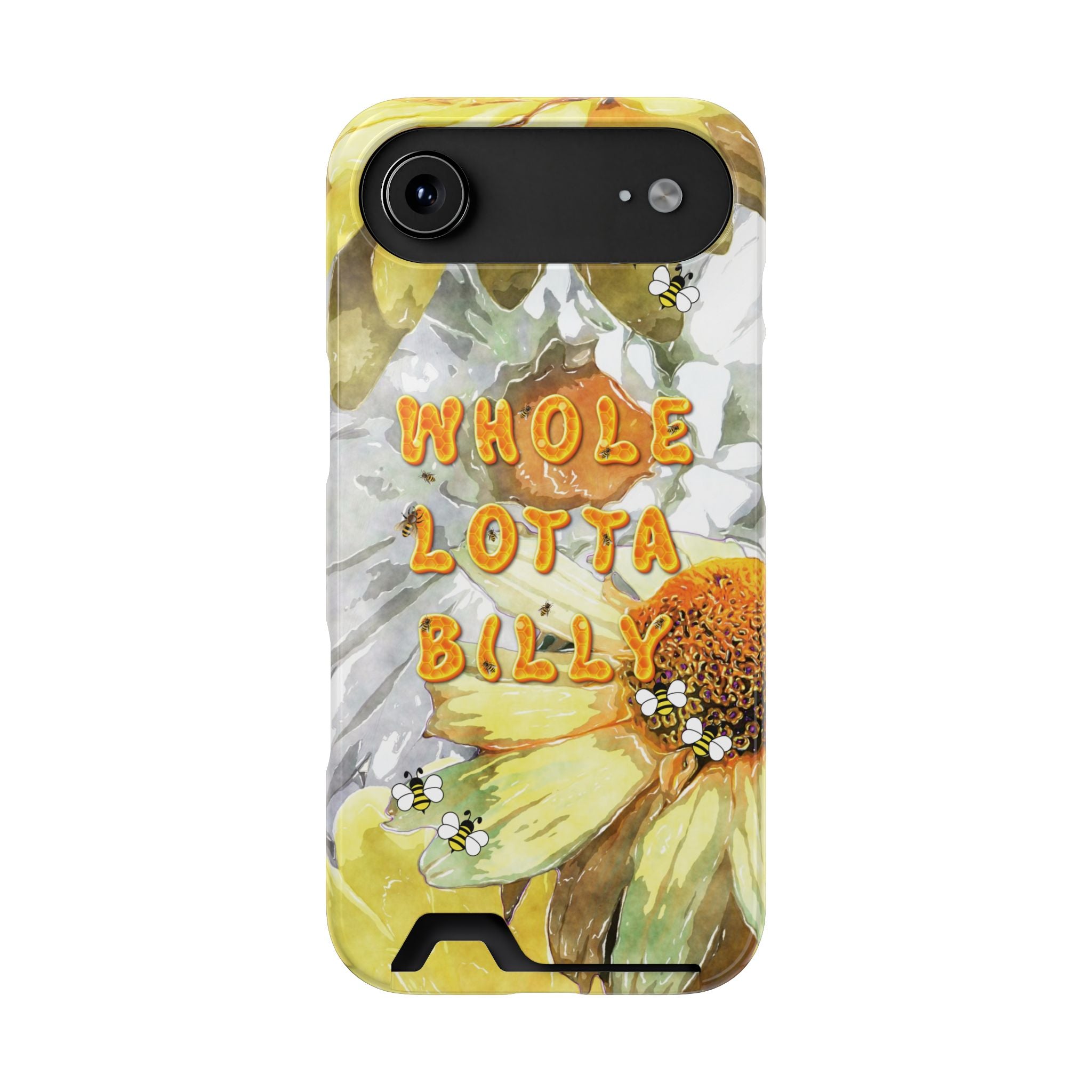 WHOLELOTTABILLY Phone Case With Card Holder