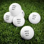 WHOLELOTTABILLY Golf Balls, 6pcs