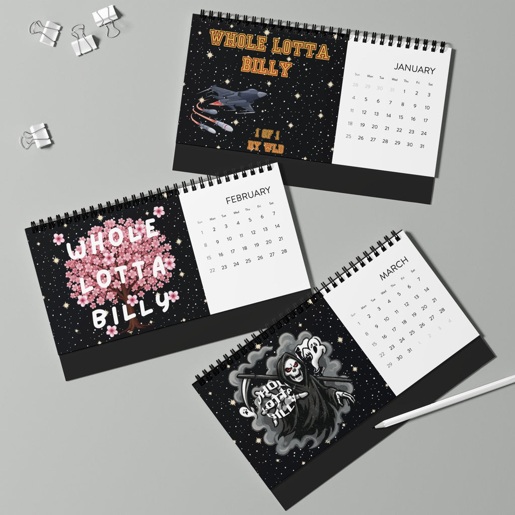 WHOLELOTTABILLY Desktop Calendar