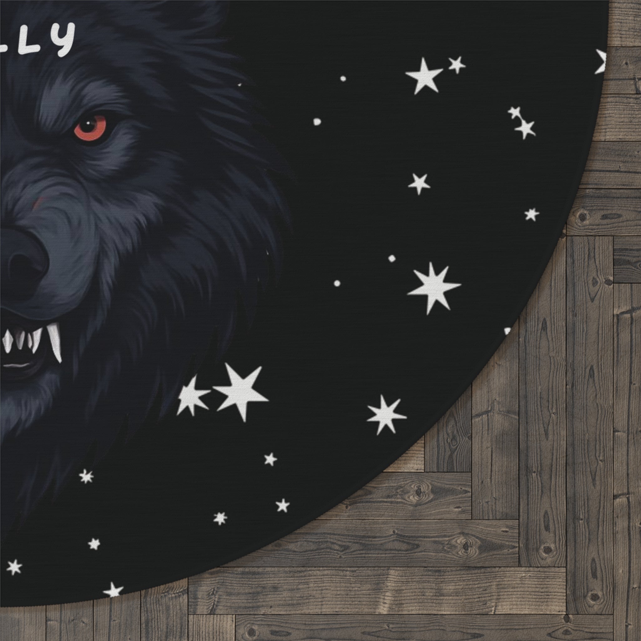 WHOLELOTTABILLY Round Rug