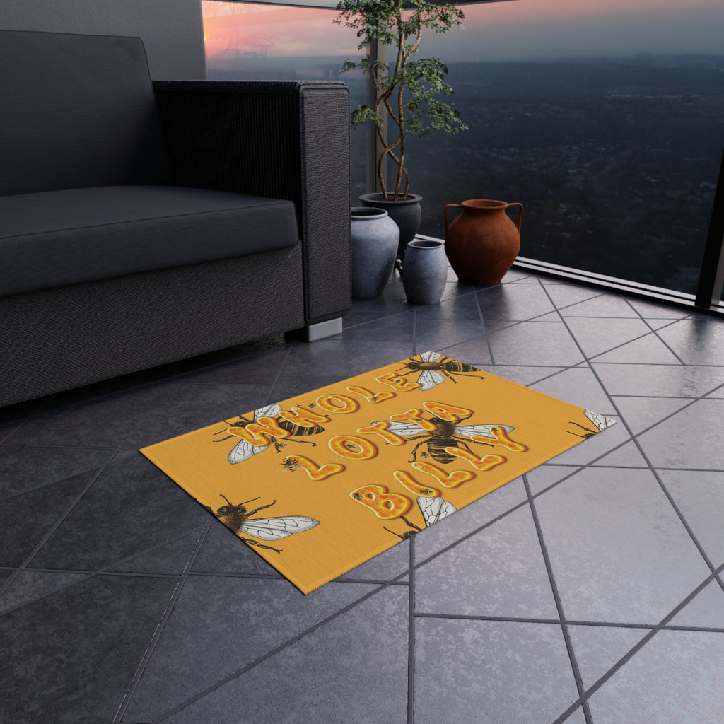 WHOLELOTTABILLY HONEYBEE Outdoor Rug