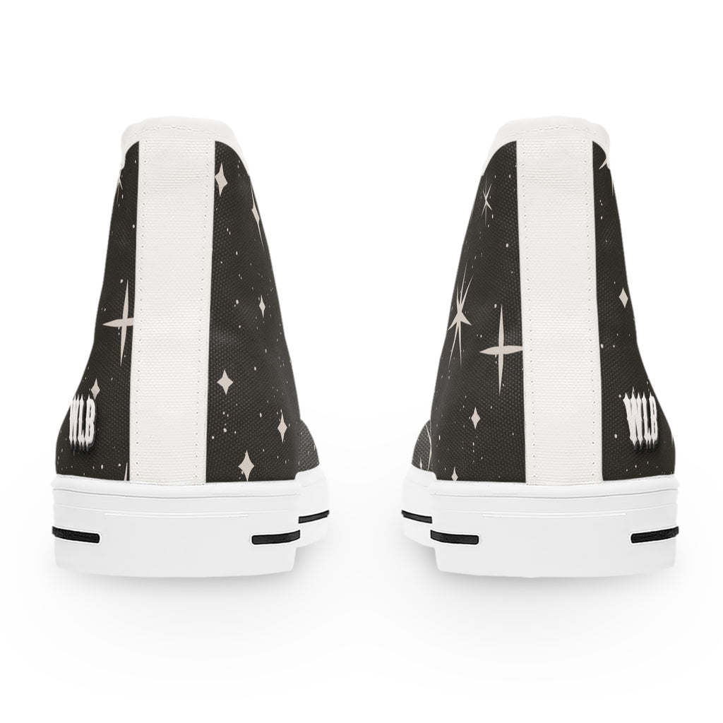 WHOLELOTTABILLY Women's High Top Sneakers