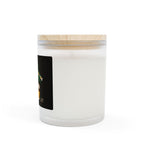 WHOLELOTTABILLY Frosted Glass Candle, 11oz