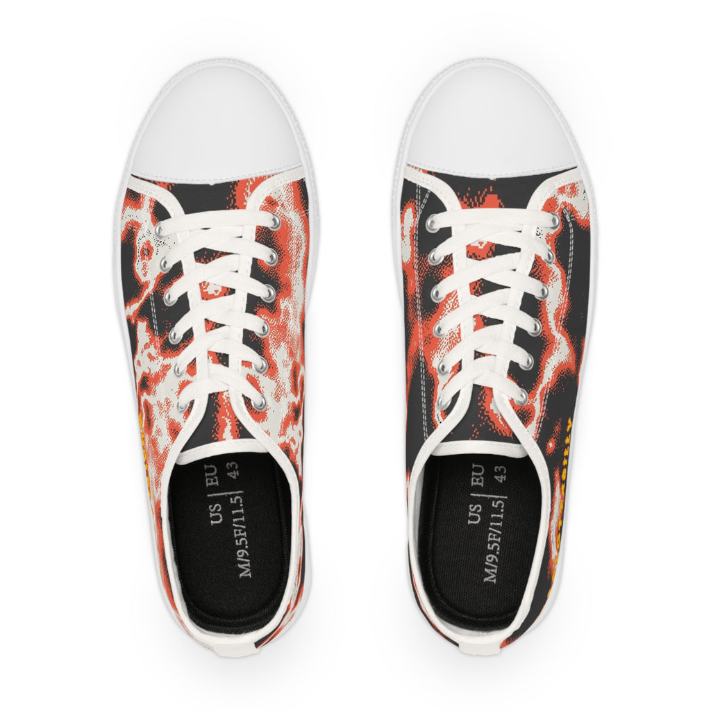 WHOLELOTTABILLY Men's Low Top Sneakers