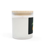 WHOLELOTTABILLY Frosted Glass Candle, 11oz