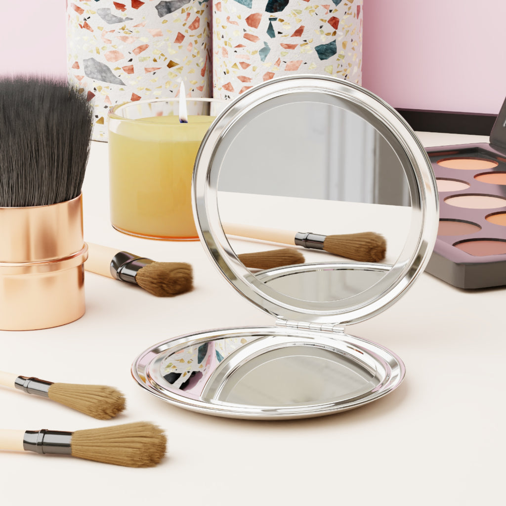 WHOLELOTTABILLY Compact Travel Mirror