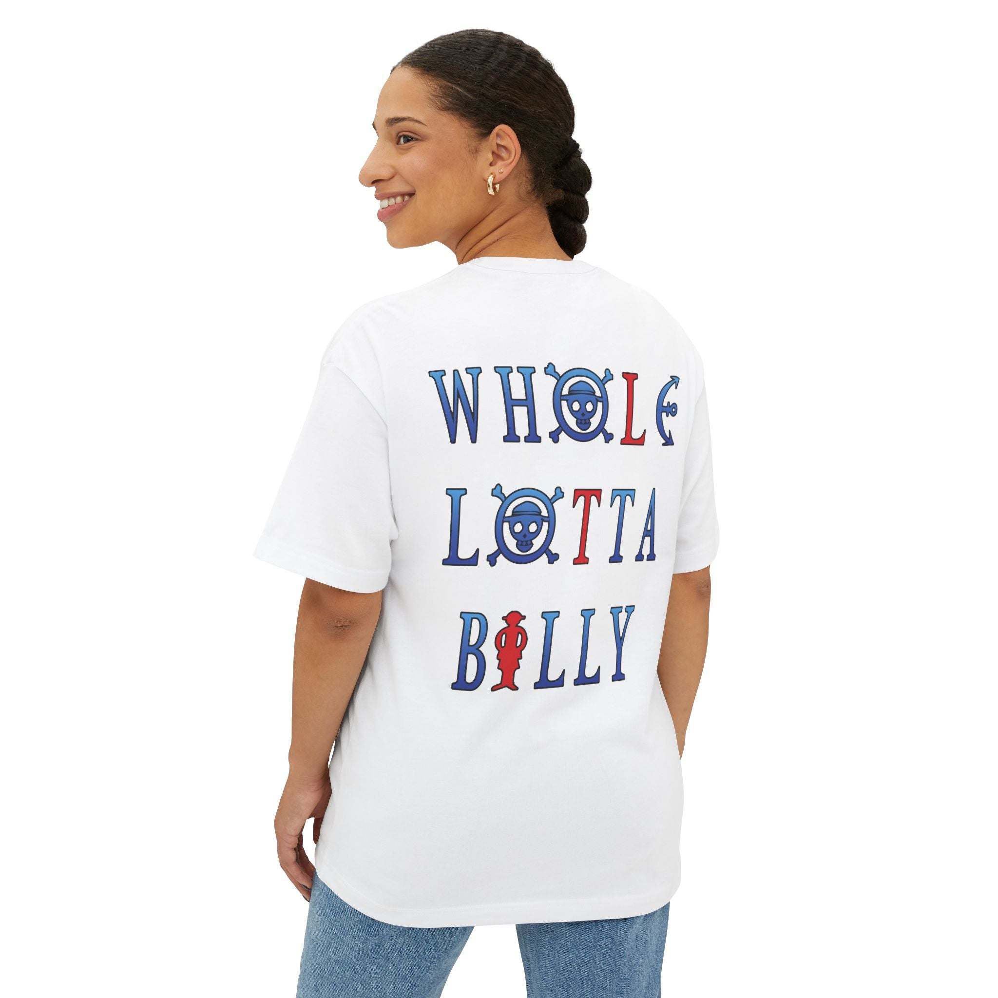 WHOLELOTTABILLY Unisex Oversized Boxy Tee