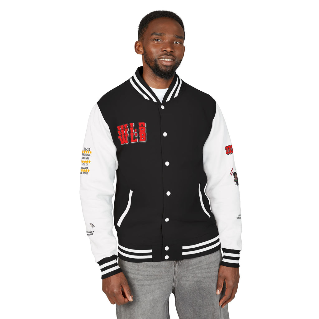 WHOLELOTTABILLY Unisex Heavyweight Letterman Jacket