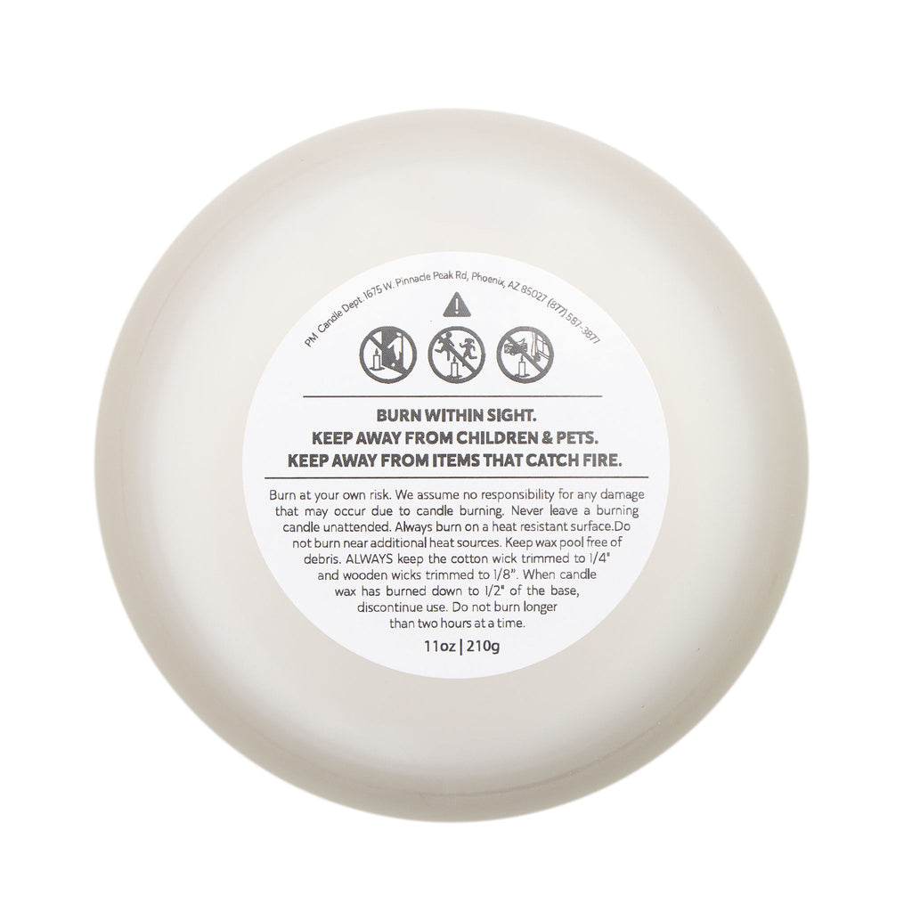 WHOLELOTTABILLY BLACKBERRY & VANILLA Frosted Glass Candle, 11oz