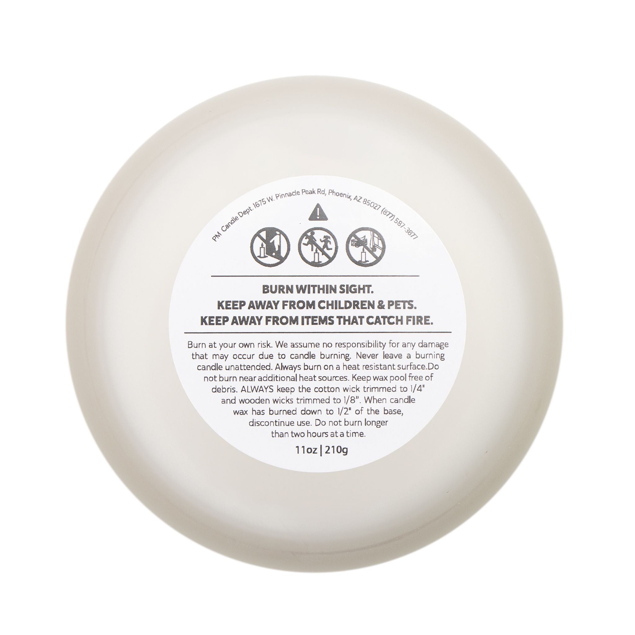 WHOLELOTTABILLY BLACKBERRY & VANILLA Frosted Glass Candle, 11oz
