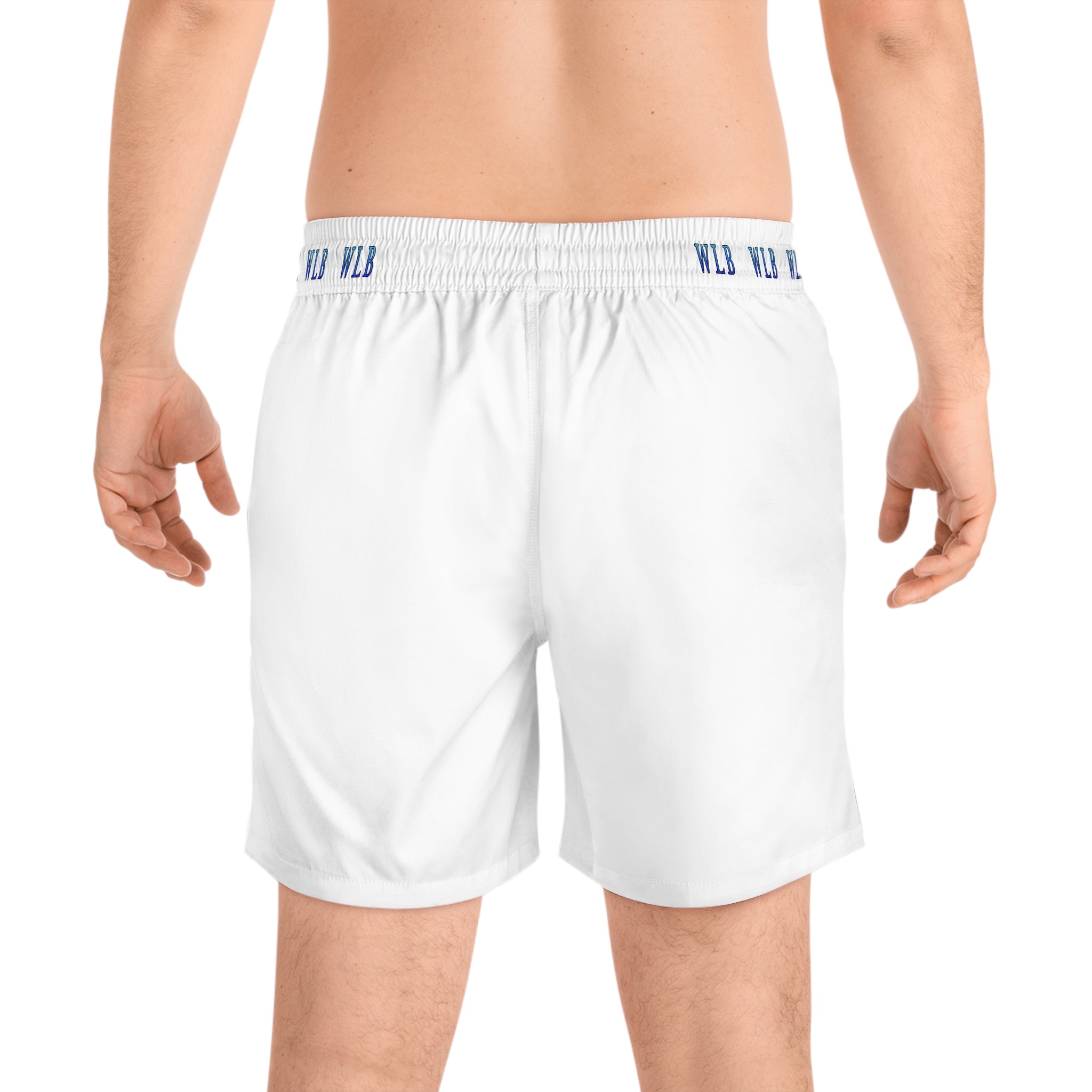 WHOLELOTTABILLY Men's Mid-Length Swim Shorts