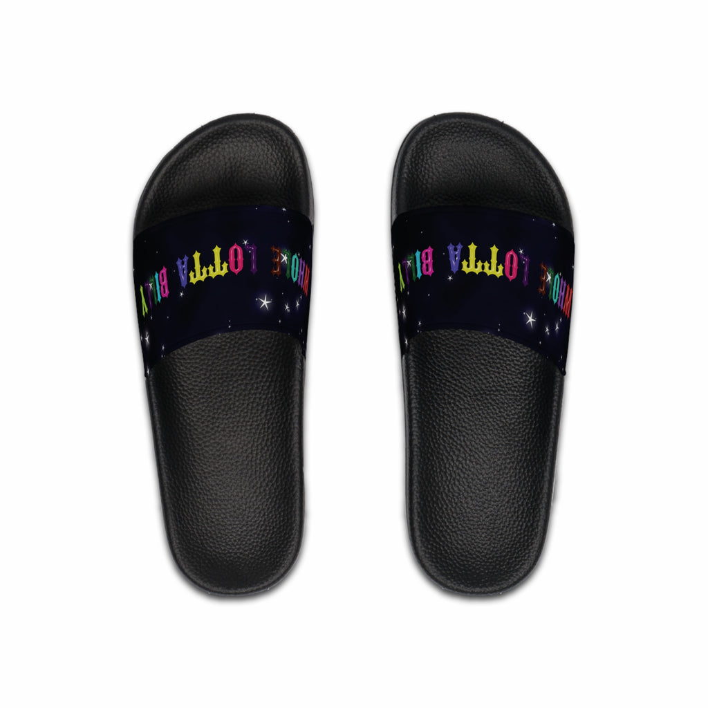 WHOLELOTTABILLY Men's Slide Sandals
