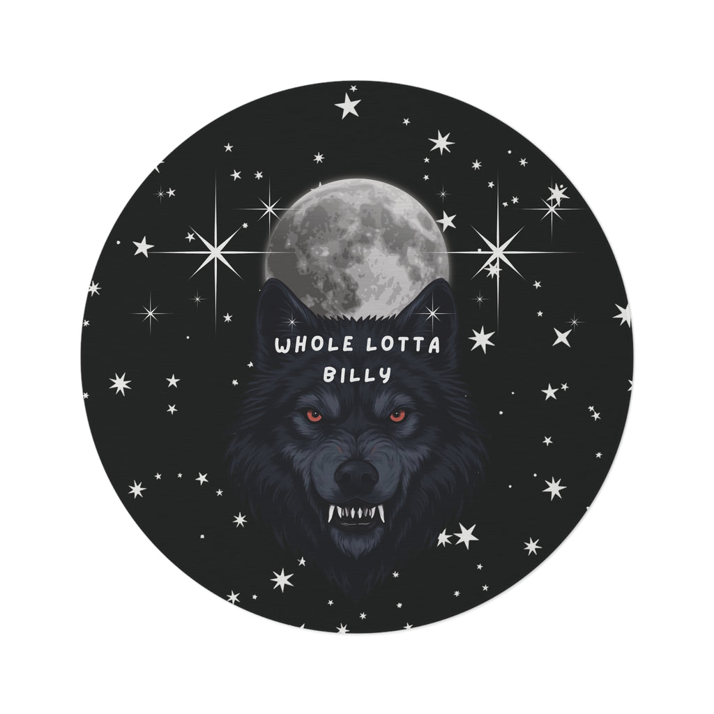 WHOLELOTTABILLY Round Rug