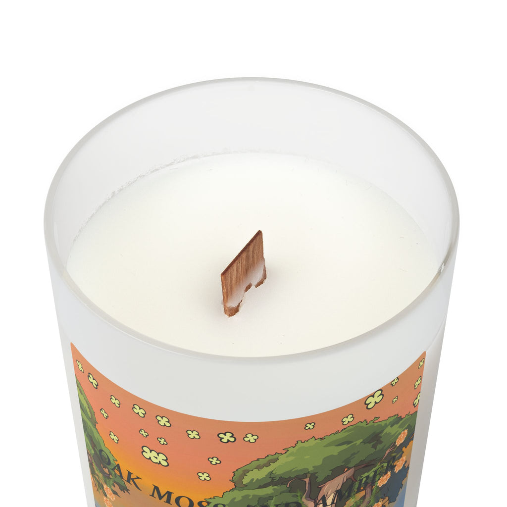WHOLELOTTABILLY Frosted Glass Candle, 11oz