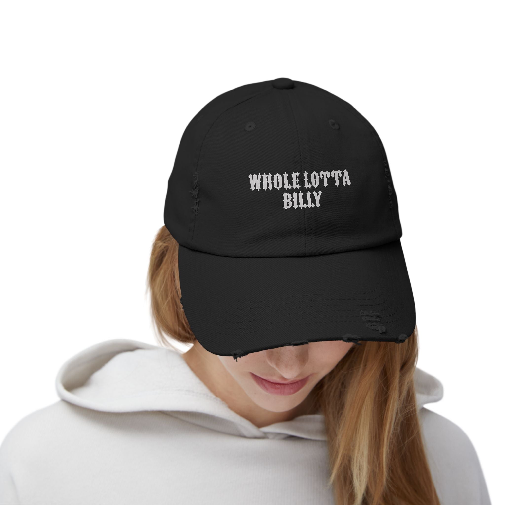WHOLELOTTABILLY Distressed Cap