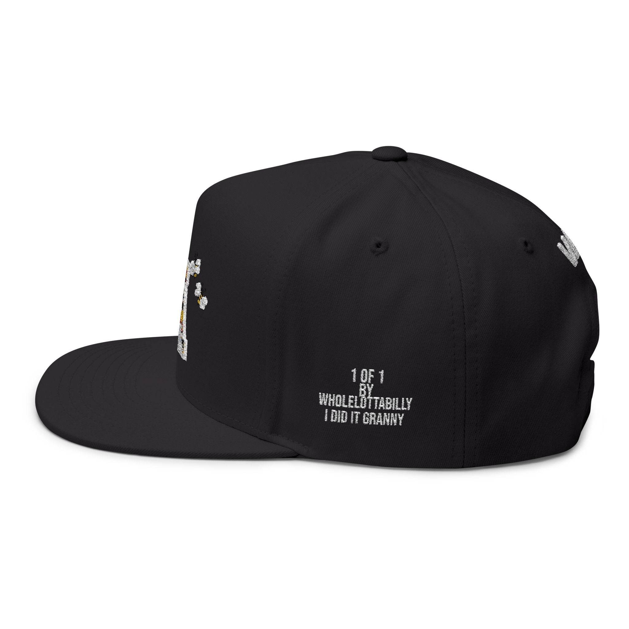 WHOLELOTTABILLY LLB Flat Bill Cap (Embroidery)