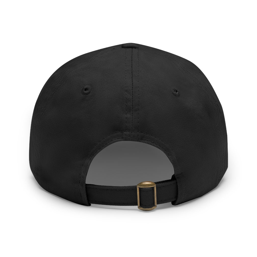 WHOLELOTTABILLY Dad Hat with Leather Patch (Rectangle)