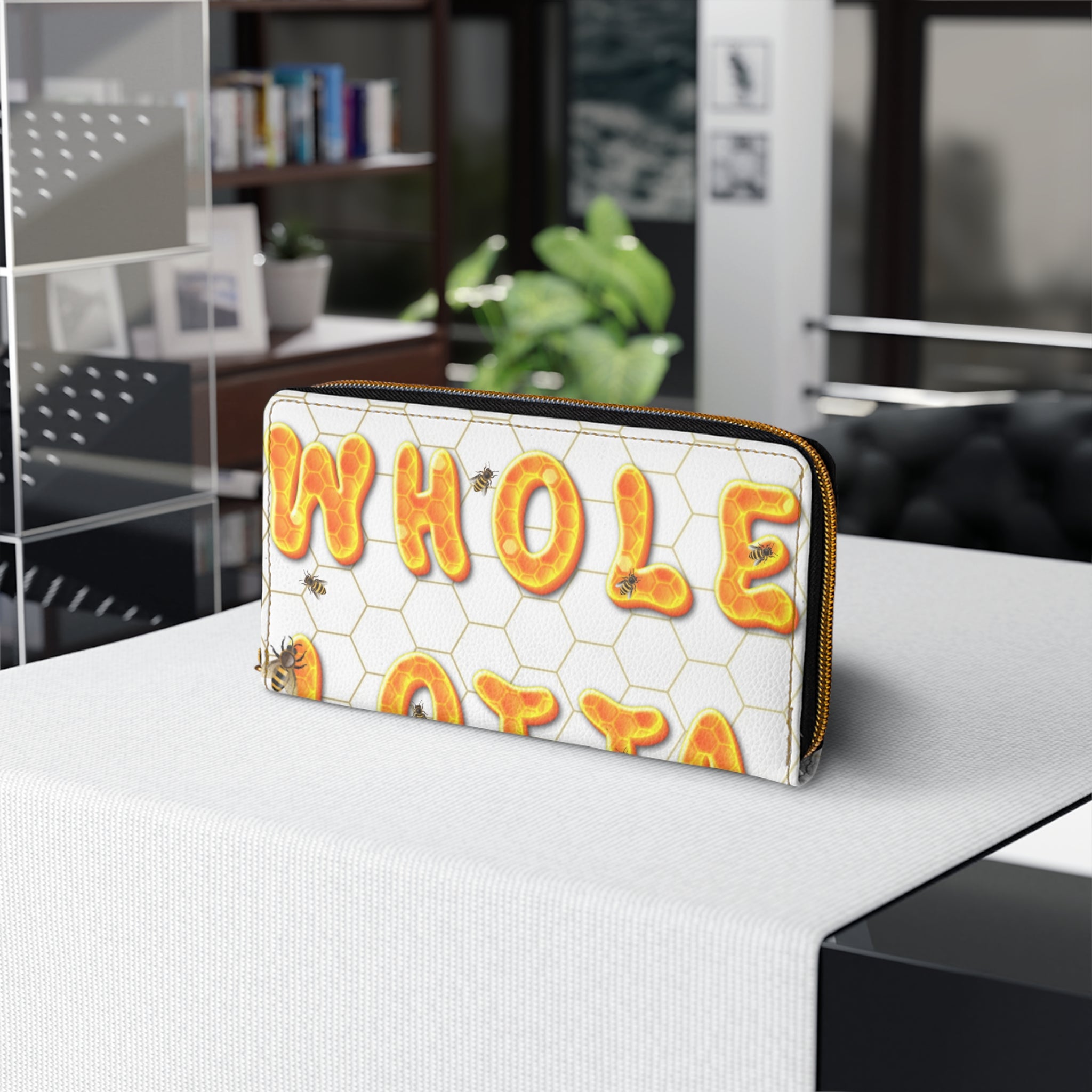 WHOLELOTTABILLY Zipper Wallet
