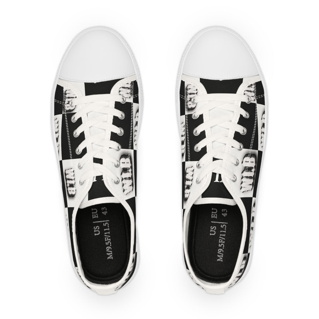 WHOLELOTTABILLY Men's Low Top Sneakers