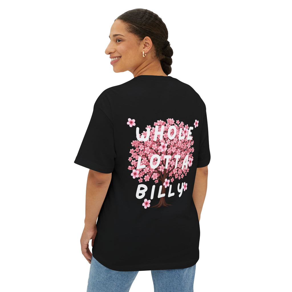 WHOLELOTTABILLY CHERRY BLOSSOM Unisex Oversized Tee