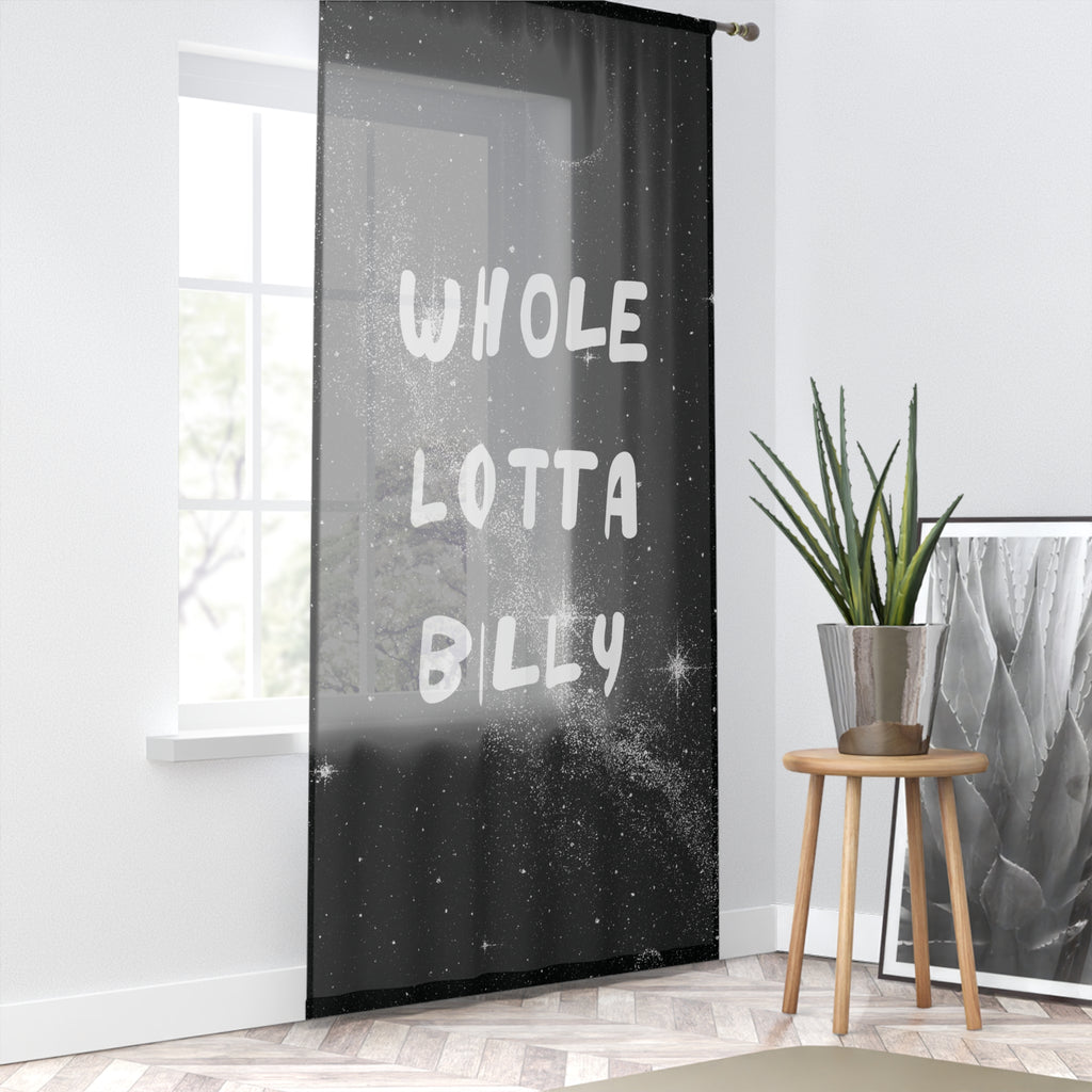 WHOLELOTTABILLY Window Curtain