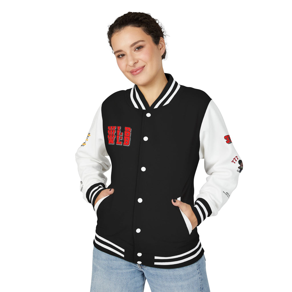 WHOLELOTTABILLY Unisex Heavyweight Letterman Jacket