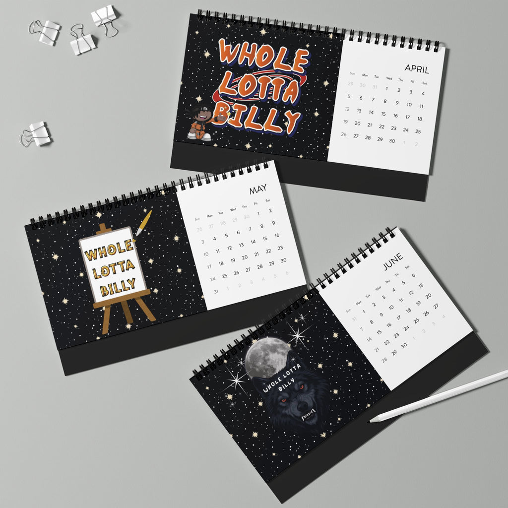 WHOLELOTTABILLY Desktop Calendar