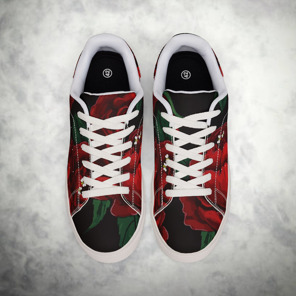 Men's Low-Top Leather Sneakers