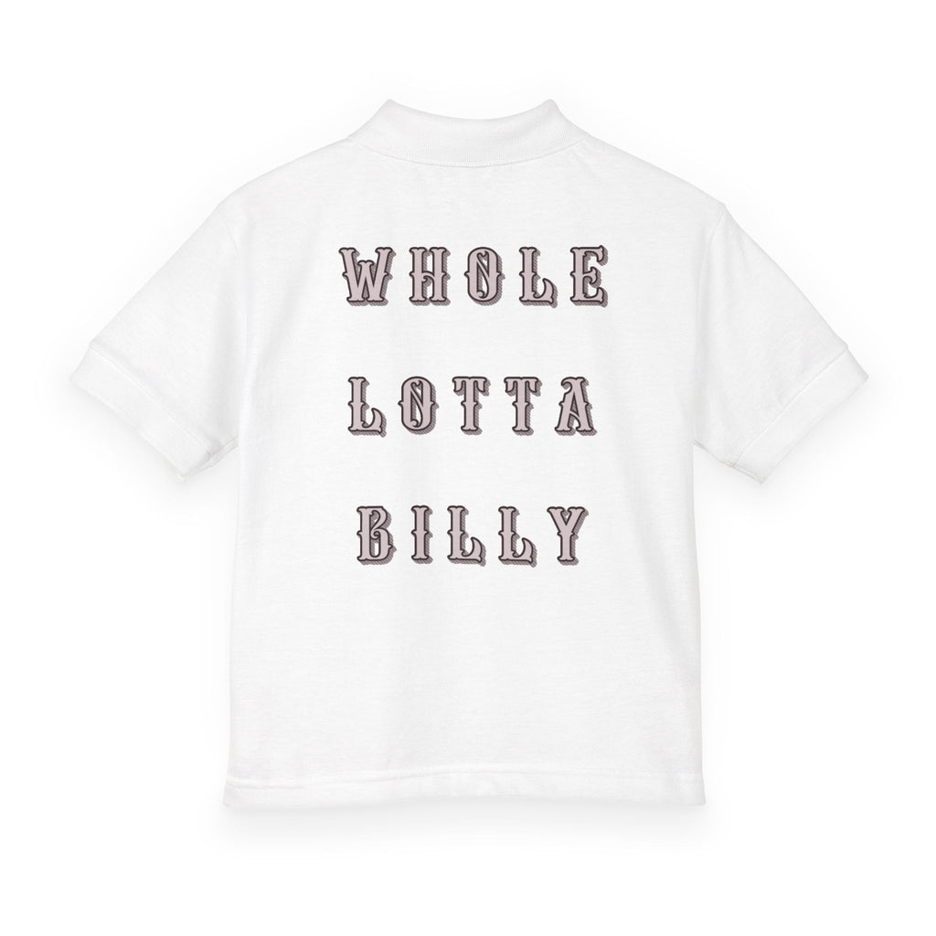 WHOLELOTTABILLY Youth Jersey Polo SHIRT