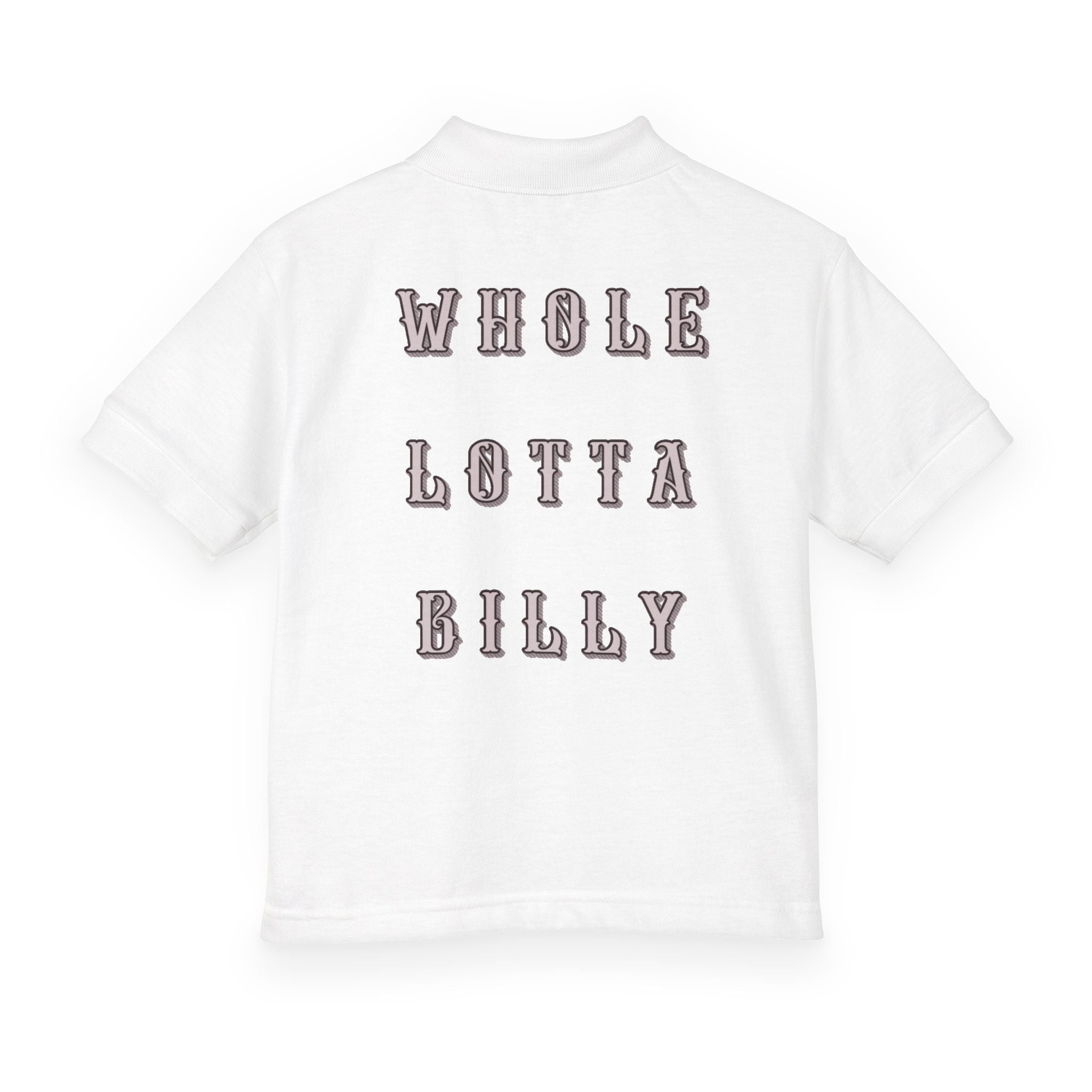 WHOLELOTTABILLY Youth Jersey Polo SHIRT