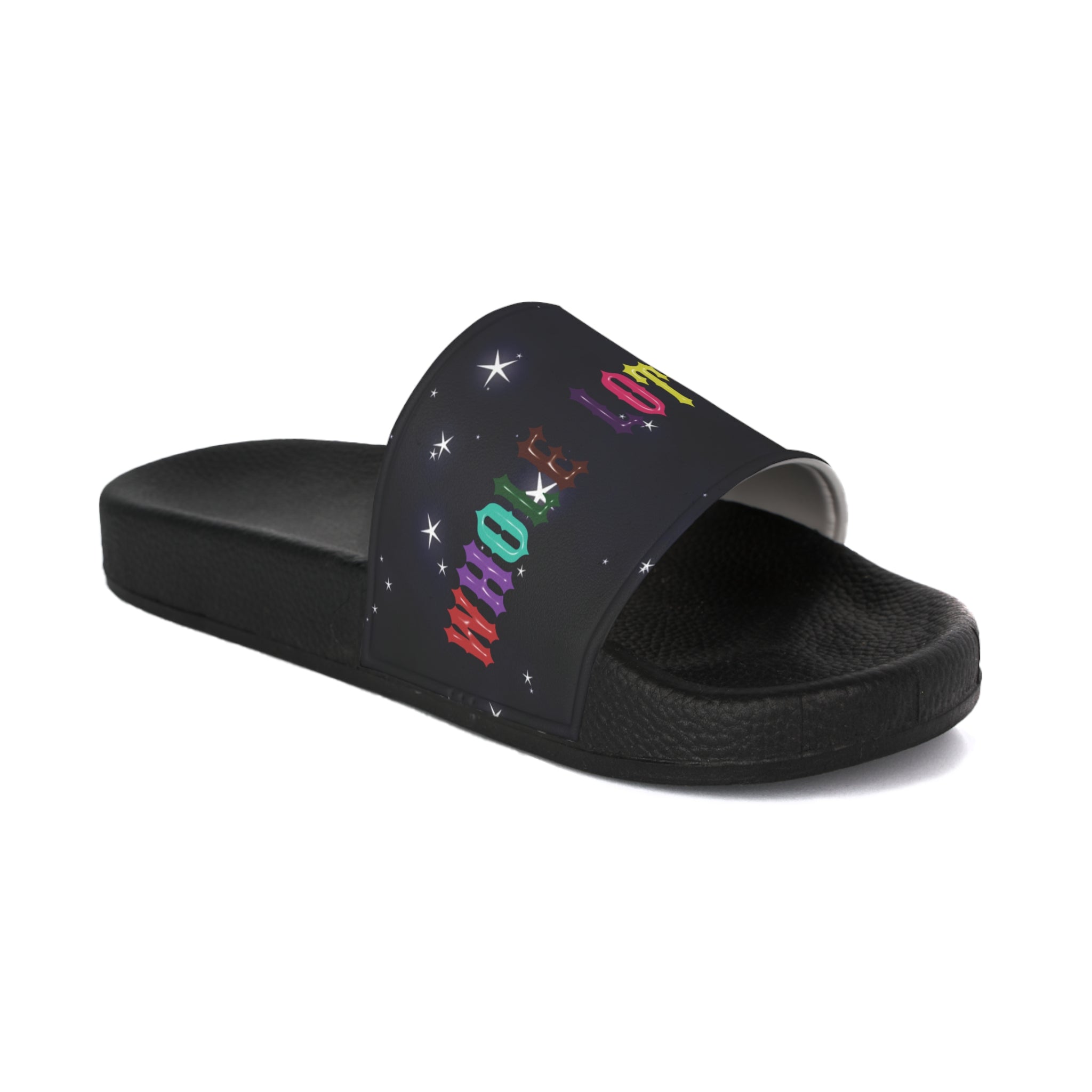 WHOLELOTTABILLY Men's Slide Sandals