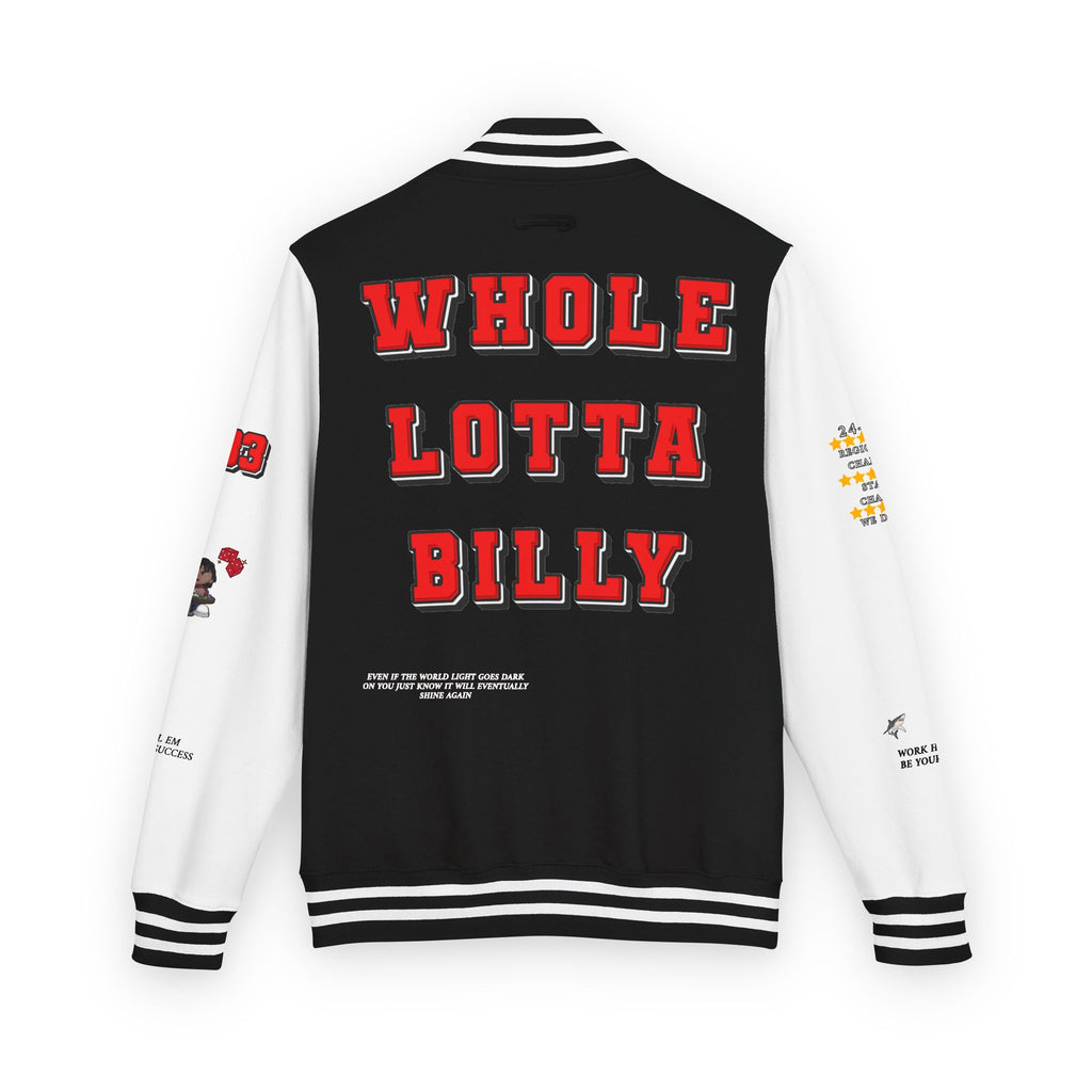 WHOLELOTTABILLY Unisex Heavyweight Letterman Jacket