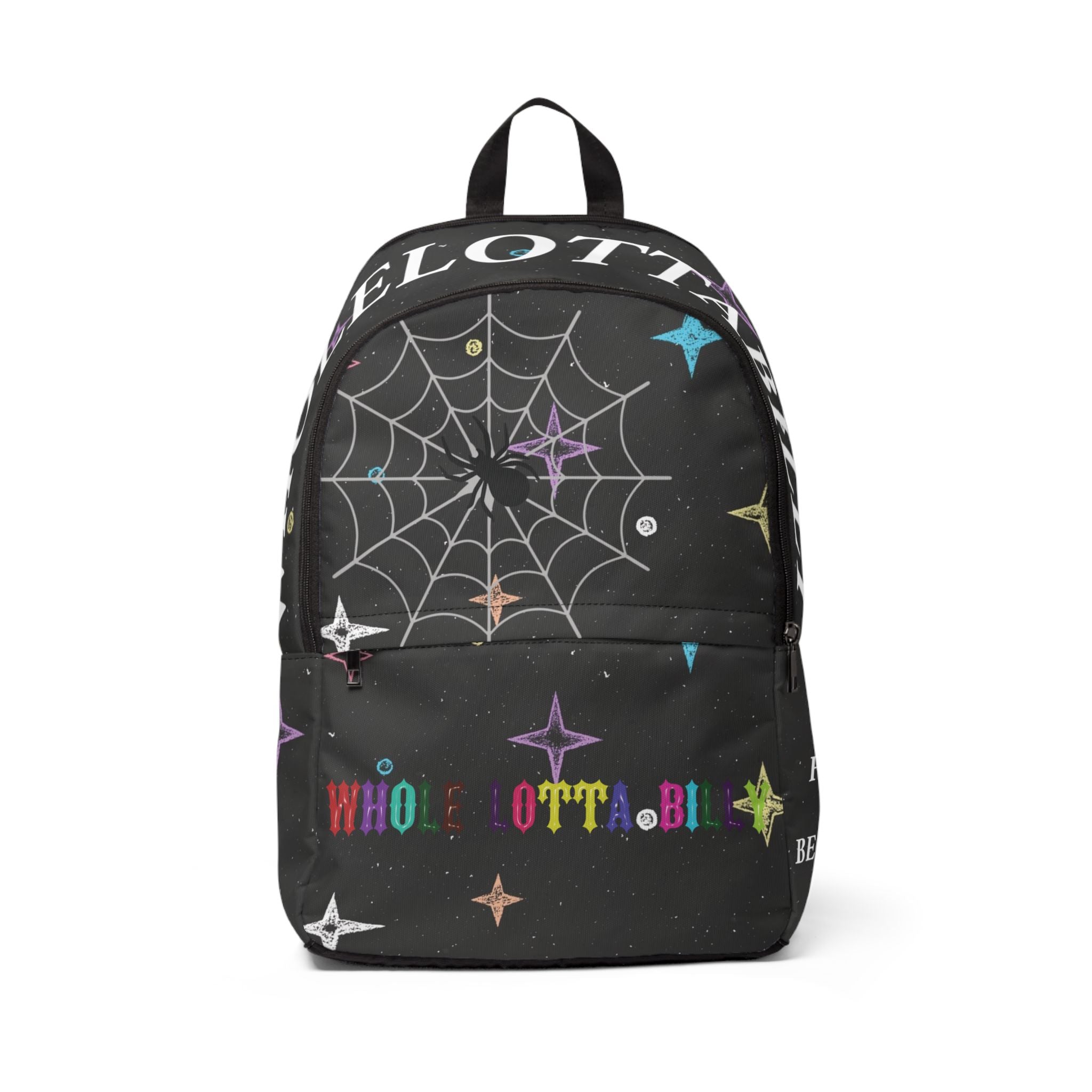 WHOLELOTTABILLY Unisex Fabric Backpack