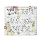 WHOLELOTTABILLY Minky Baby Lovey Blanket