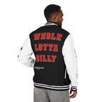 WHOLELOTTABILLY Unisex Heavyweight Letterman Jacket
