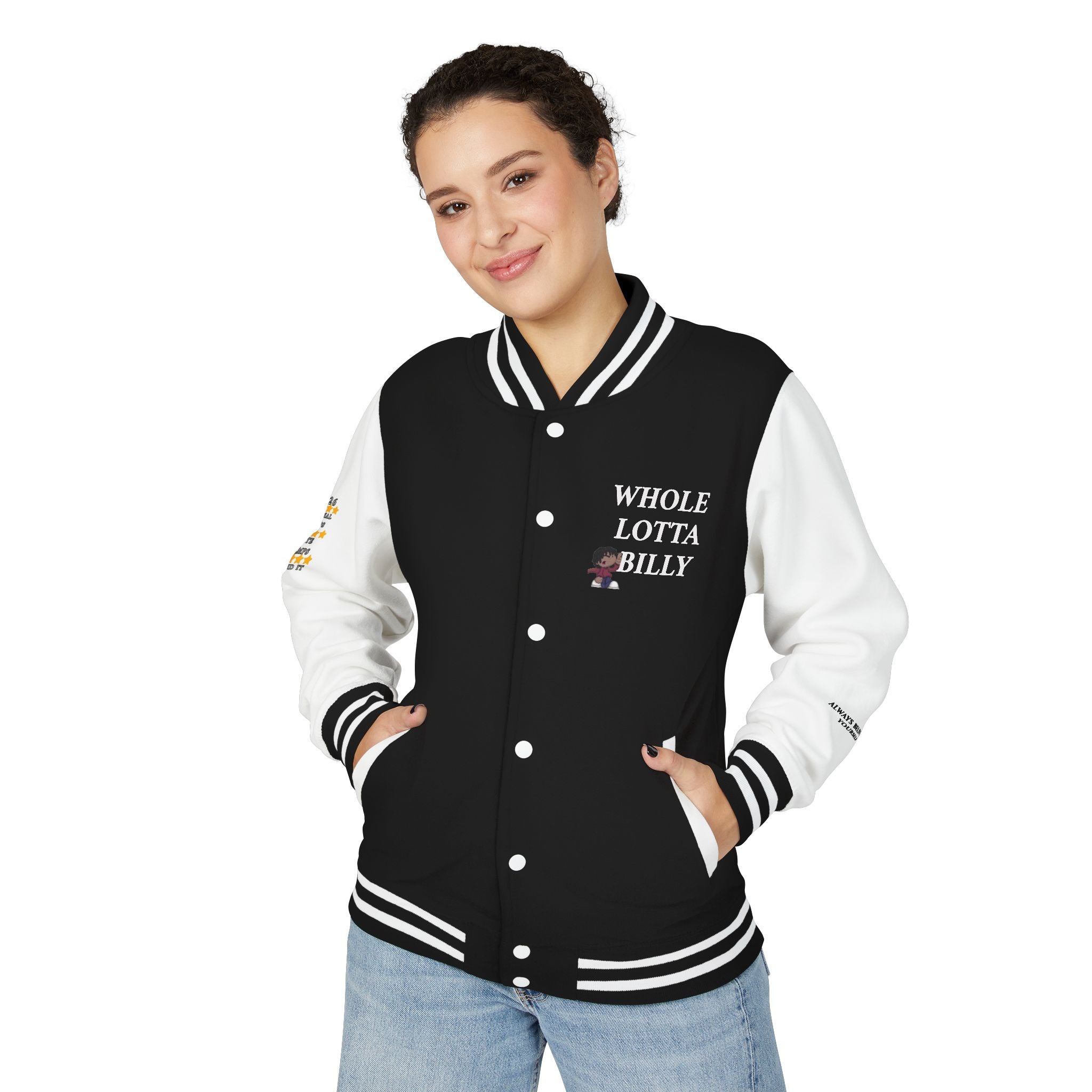 WHOLELOTTABILLY Heavyweight Letterman Jacket