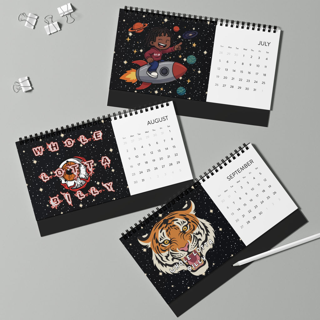 WHOLELOTTABILLY Desktop Calendar