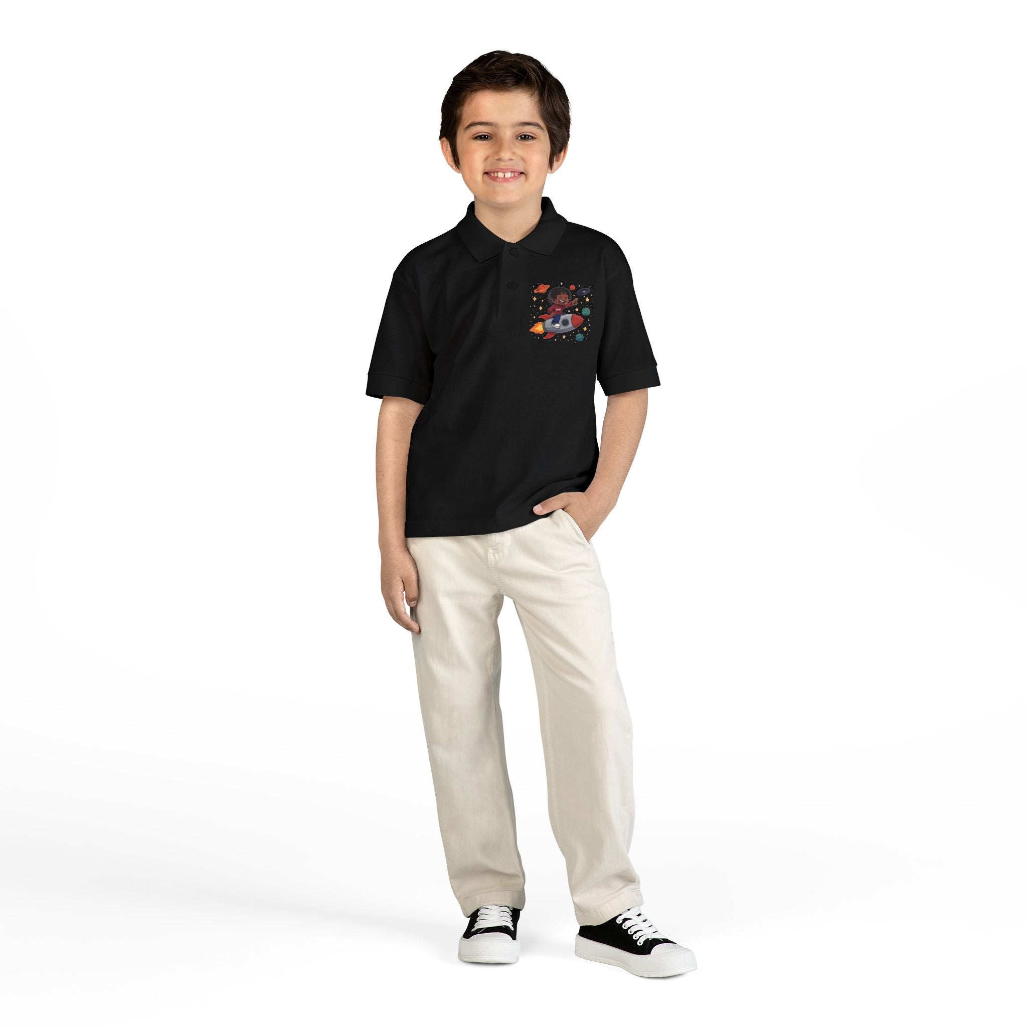 WHOLELOTTABILLY Youth Jersey Polo SHIRT