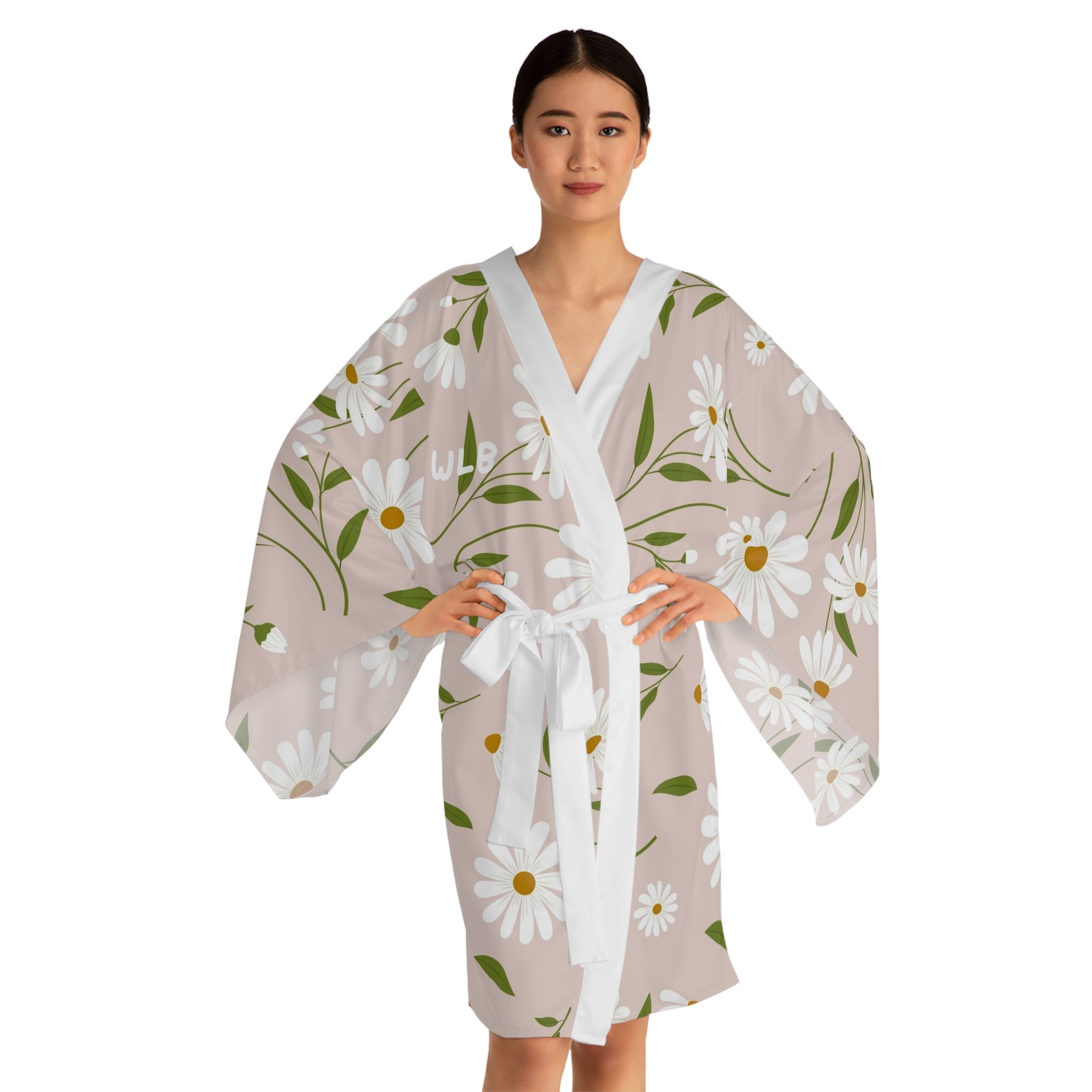 WHOLELOTTABILLY Long Sleeve Kimono Robe