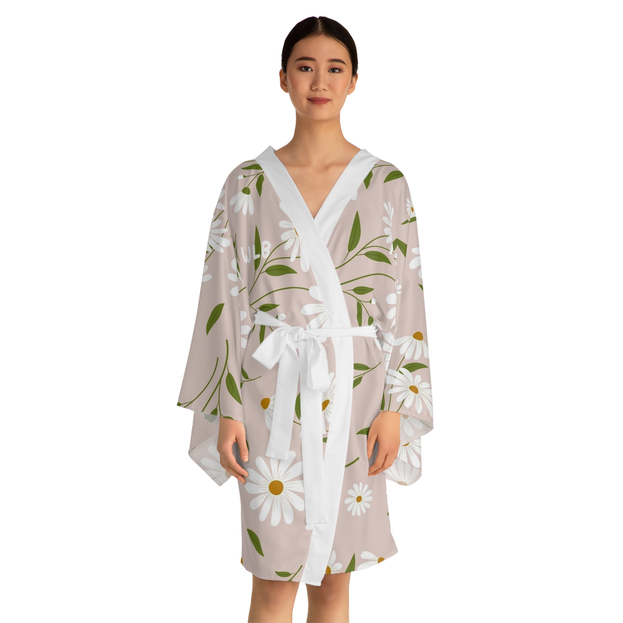 WHOLELOTTABILLY Long Sleeve Kimono Robe