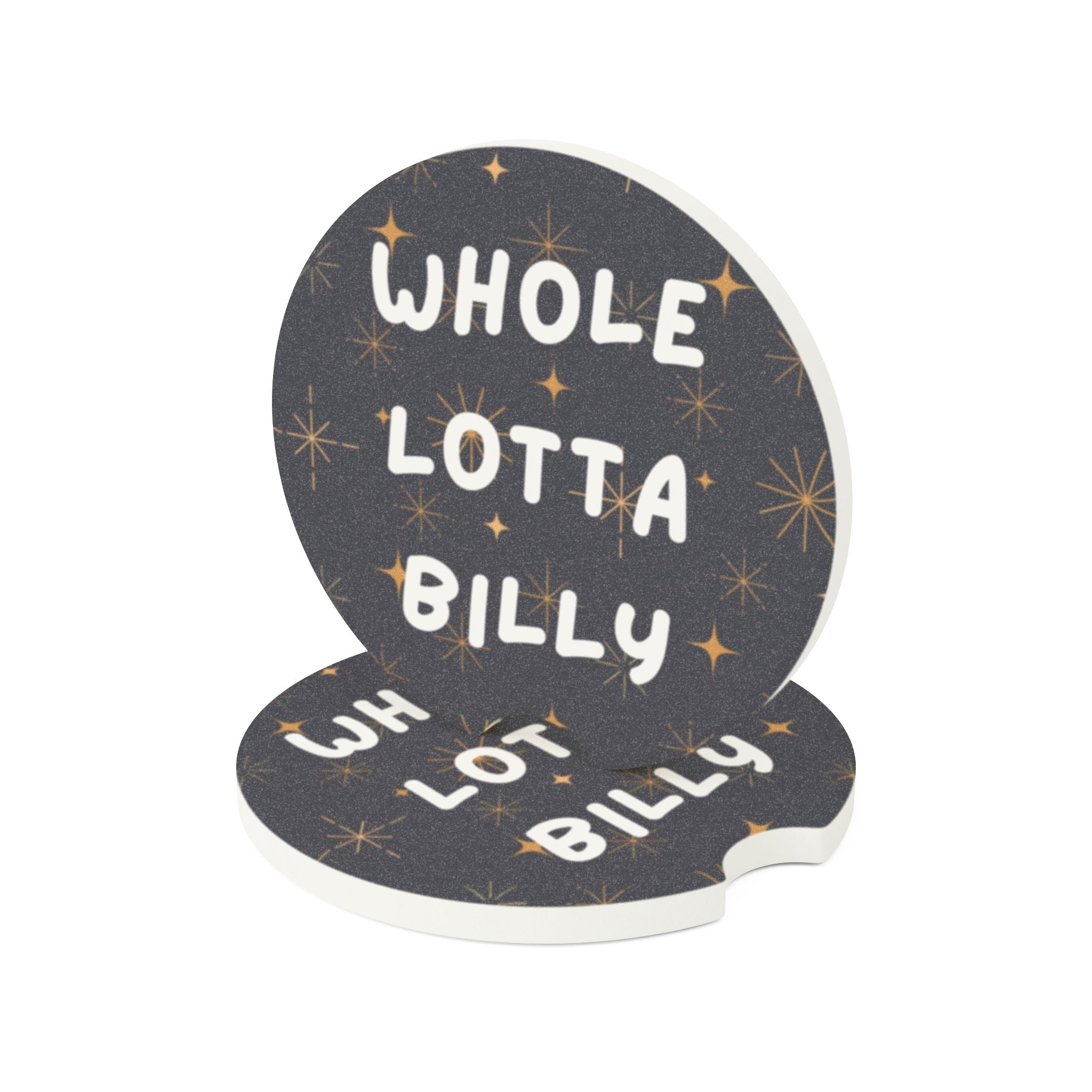 WHOLELOTTABILLY Soapstone Car Coaster