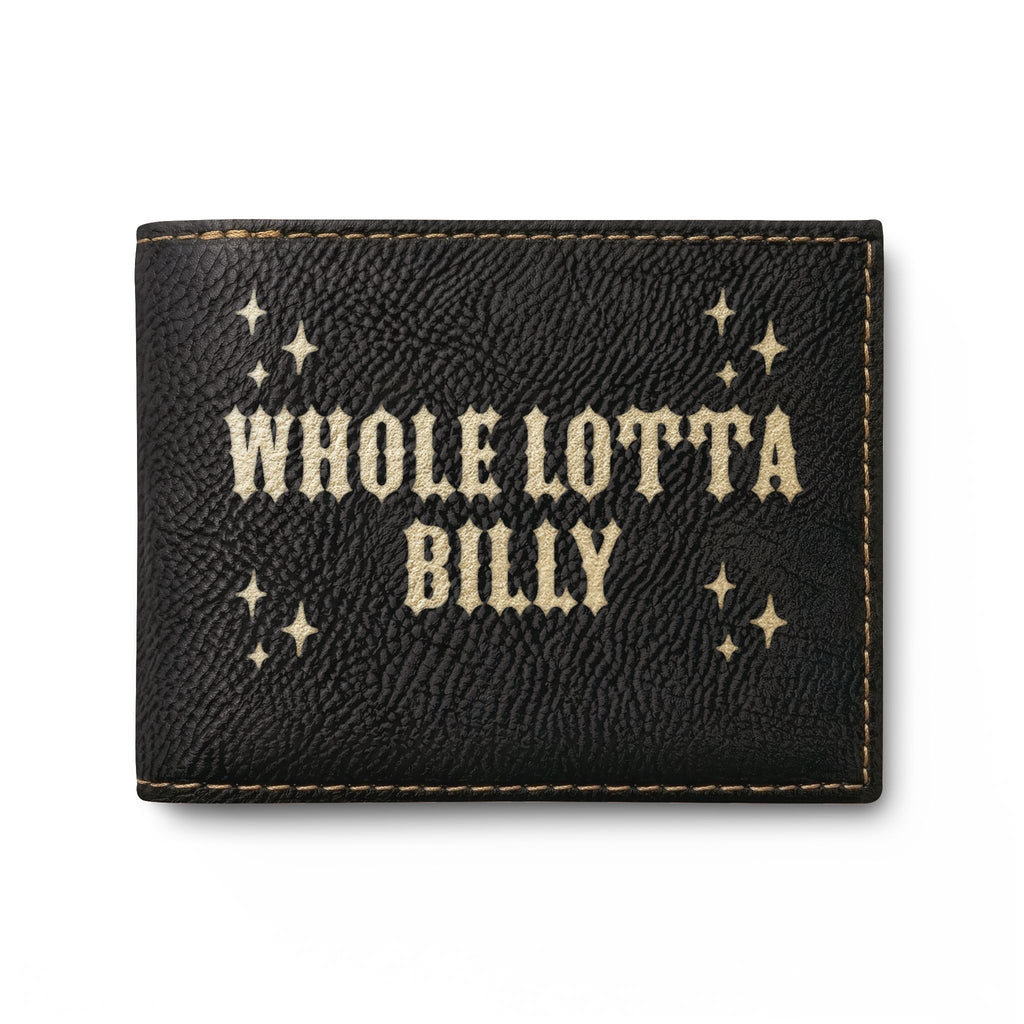 WHOLELOTTABILLY Bi-Fold Wallet with Flip