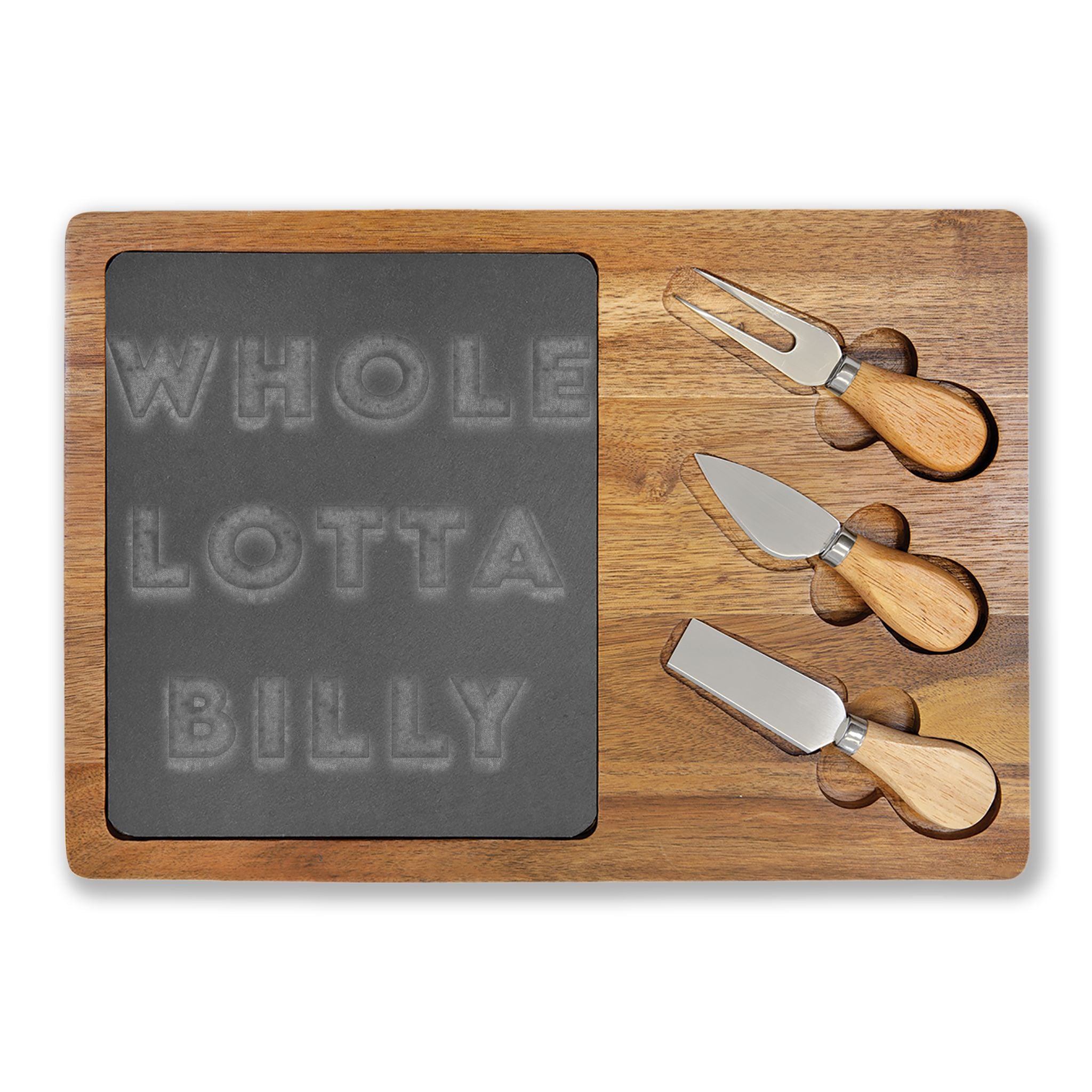 WHOLELOTTABILLY Charcuterie Board (Engraving)