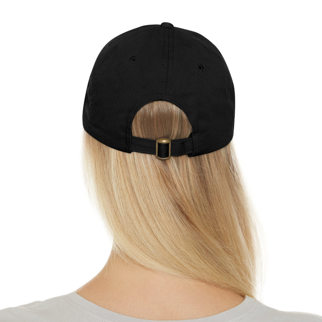 WHOLELOTTABILLY Dad Hat with Leather Patch (Rectangle)