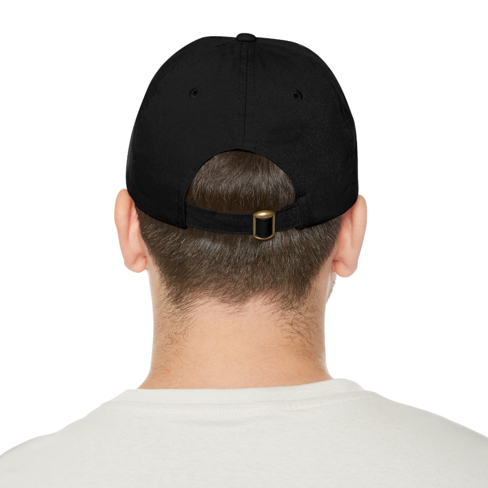 WHOLELOTTABILLY Dad Hat with Leather Patch (Rectangle)