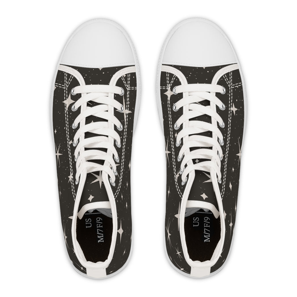 WHOLELOTTABILLY Women's High Top Sneakers