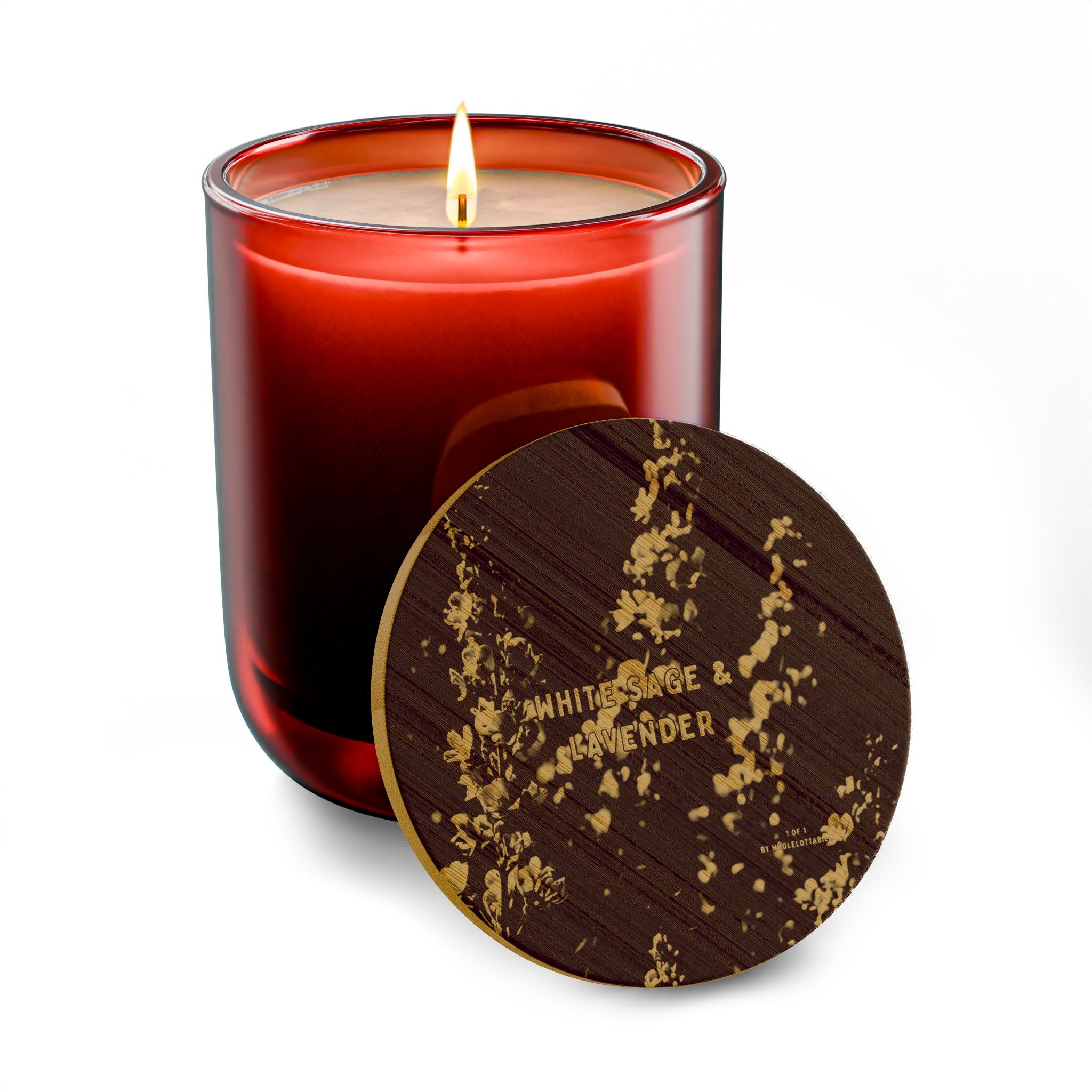 WHOLELOTTABILLY Scented Soy Candle, 14oz (Engraving)
