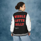 WHOLELOTTABILLY Unisex Heavyweight Letterman Jacket