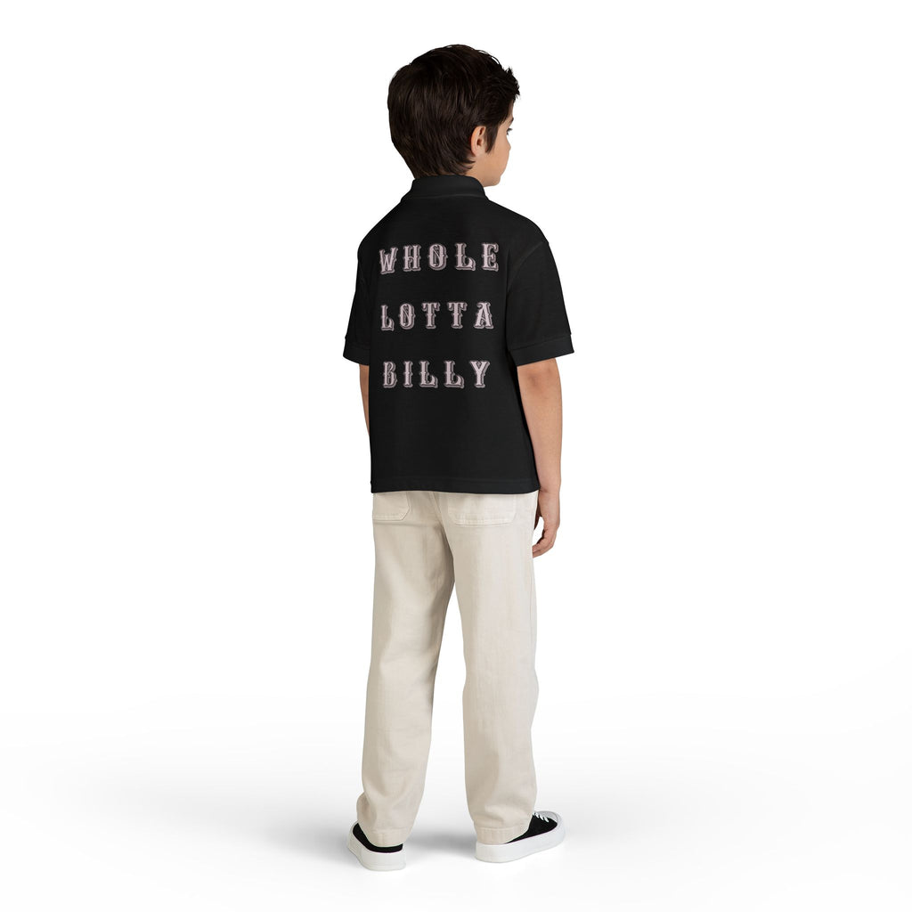 WHOLELOTTABILLY Youth Jersey Polo SHIRT