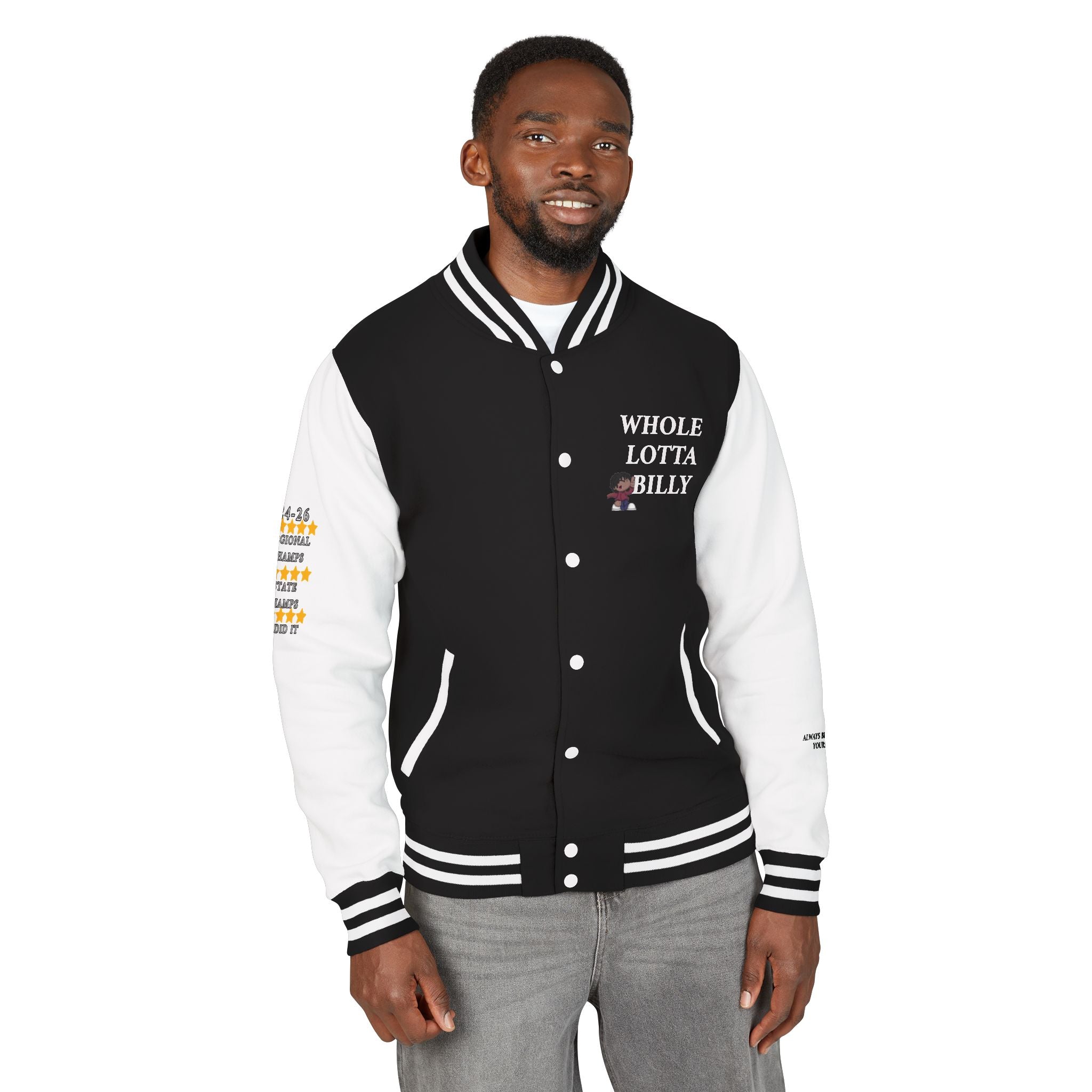 WHOLELOTTABILLY Heavyweight Letterman Jacket